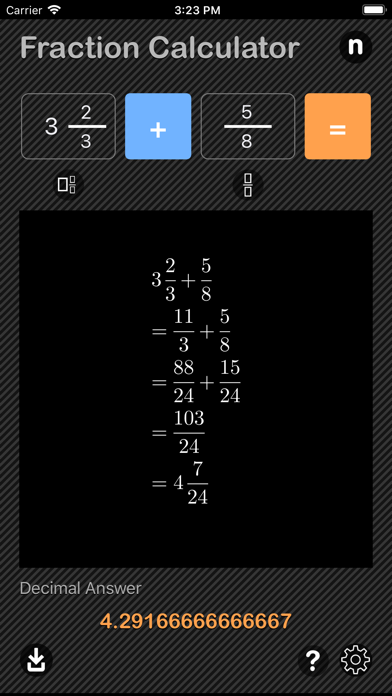 Fraction Calculator - Math screenshot 3