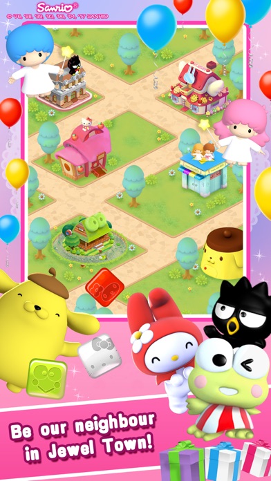 HELLO KITTY JEWEL TOWN! 3.0.13 IOS GAME GIẢI TRÍ HELLO KITTY JEWEL TOWN! 3.0.13 IOS