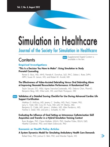 Simulation in Healthcare screenshot 2