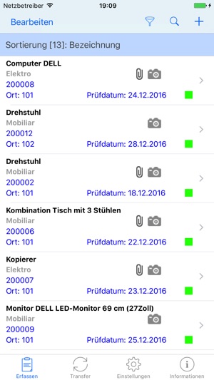 Inventarisierung mit Barcode