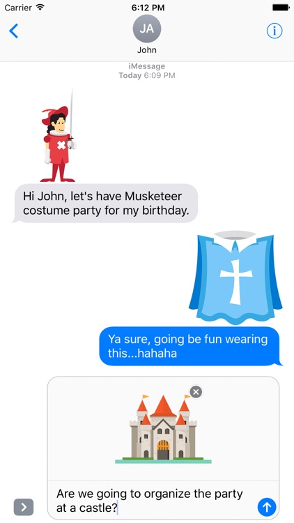 Happy Adventure Of Heroic Musketeer Photo Stickers