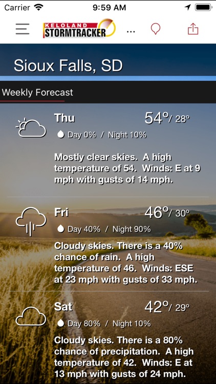 KELO Weather – South Dakota screenshot-4