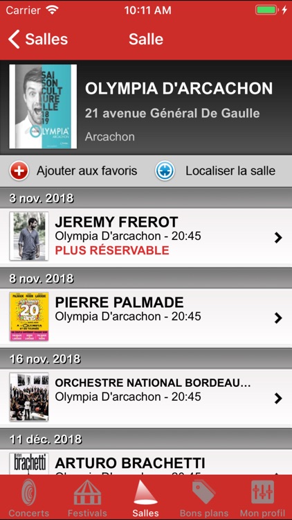 Infoconcert screenshot-3