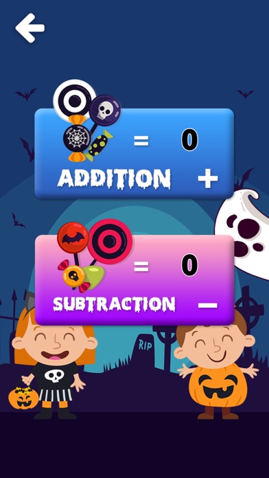 Halloween Math Game 1st Grade screenshot 2