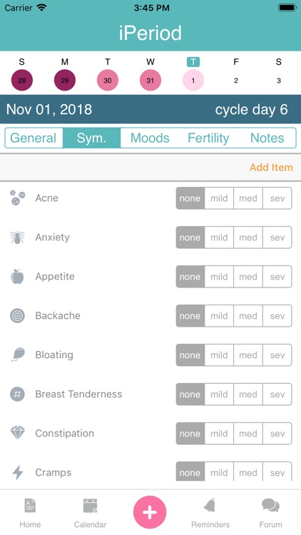 iPeriod Lite Period Tracker screenshot-4