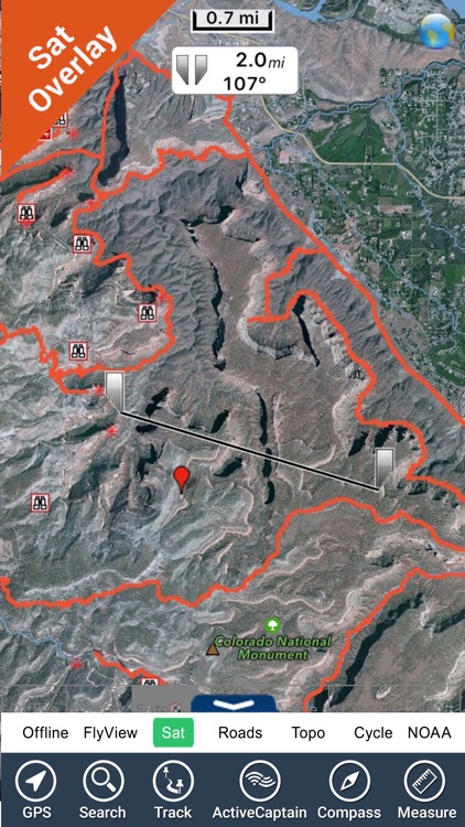 Colorado National Monument - GPS Map Navigator