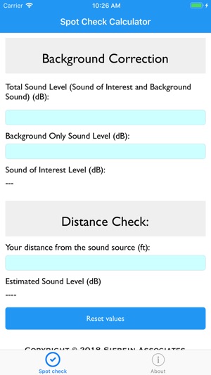 Spot Check Calculator