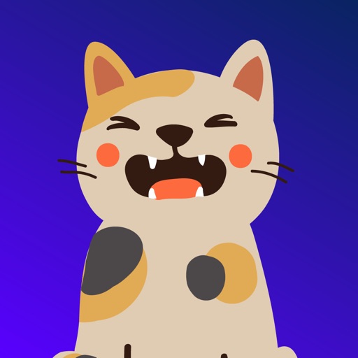 Funny Cats Text Sticker Emotes icon