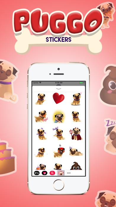 How to cancel & delete Dog Pugs - Animated Stickers from iphone & ipad 3