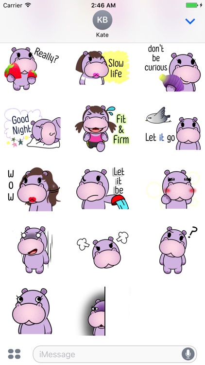 Hippo Emoji Stickers screenshot-3