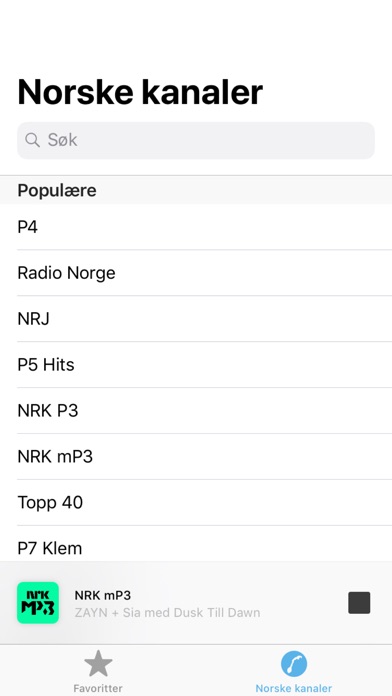 Radioappen Radio - nettradio screenshot 2