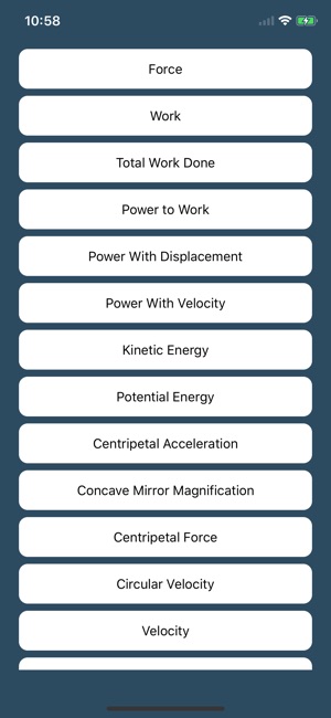 Physics Calculators