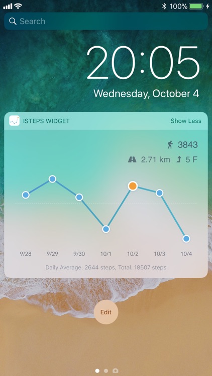 iSteps Widget