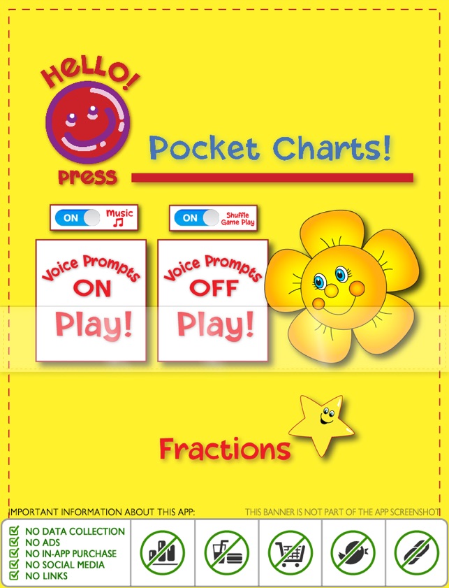 Pocket Charts! Fractions(圖1)-速報App