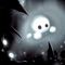 Float through the black silhouette world in a game reminiscent of Badland
