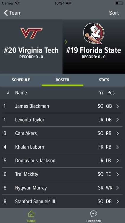 Virginia Tech Football screenshot-3