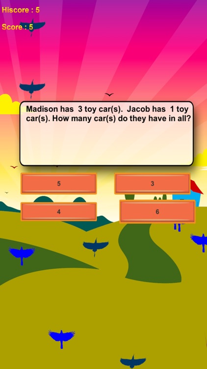 Flying Birds With Math Trivia screenshot-4