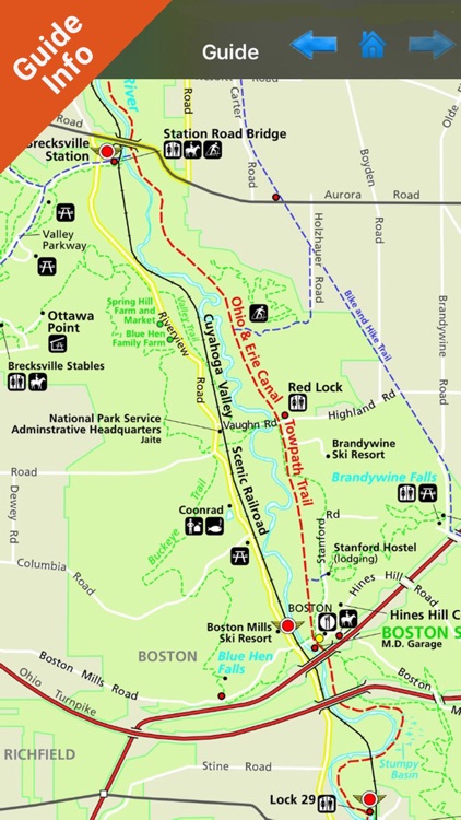 Cuyahoga Valley National Park - GPS Map Navigator