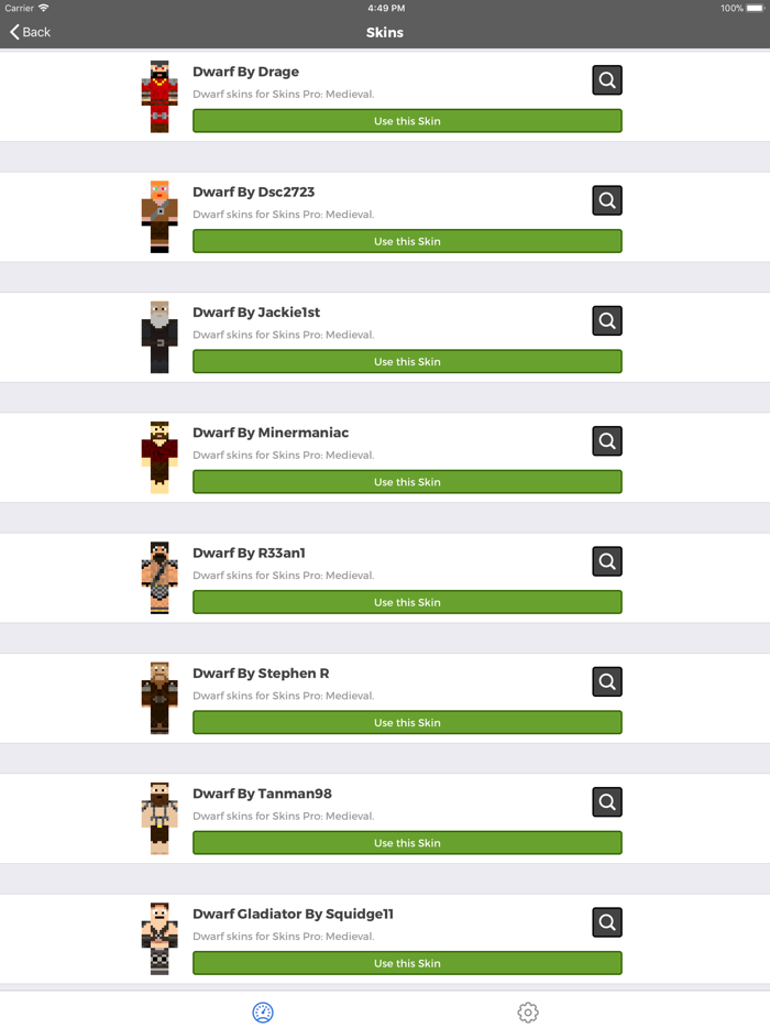 Skins Pro Medieval - Minecraft