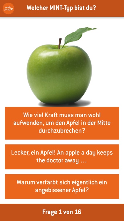 Der MINT-Test: Komm, mach MINT