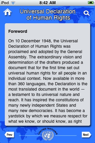 Declaration of Human Rights screenshot 3