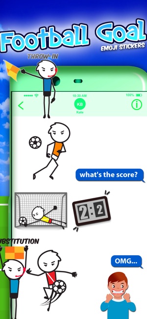 Football Goal Emoji Stickers(圖2)-速報App