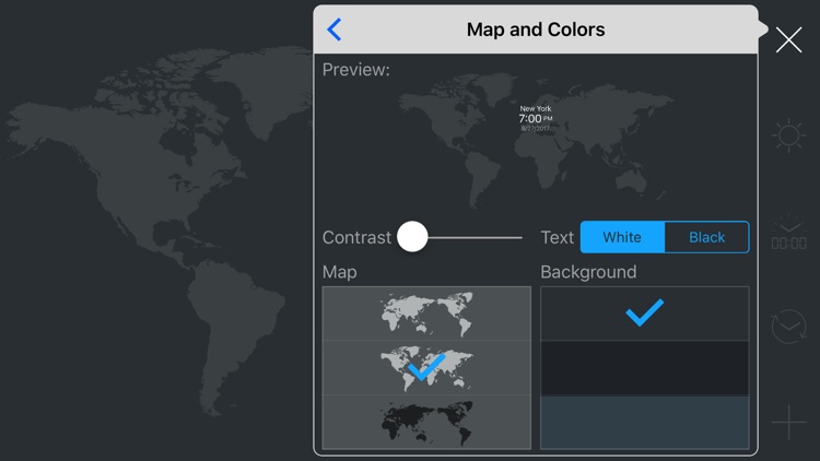map:clock - World Map & Clock screenshot-9