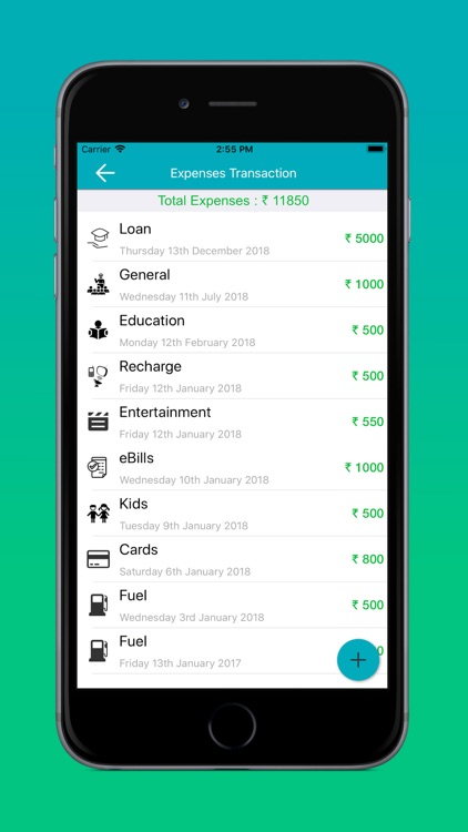 Expense Spending Tracker