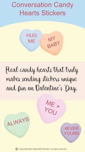 Candy Hearts 1 Stickers(圖1)-速報App