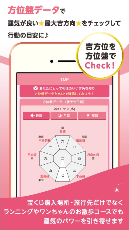 Luck Search 九星気学の吉方位マップツールアプリ