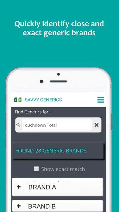 Savvy Generics screenshot 2