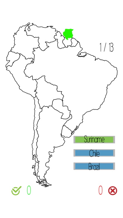 South America Map