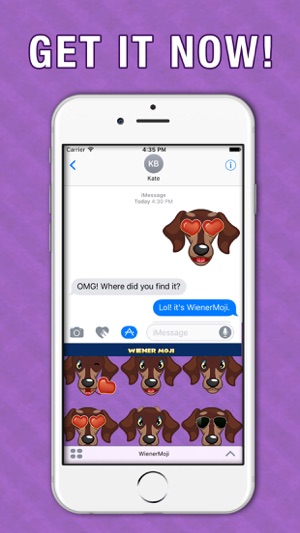 WeinerMoji - Dachshund Emoji & Stickers!(圖1)-速報App