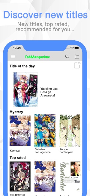 Tab Manganime