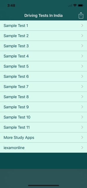 Driving Tests in Mobile