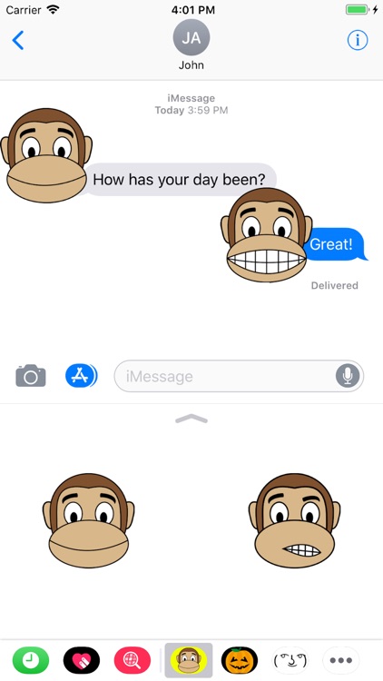 Monkey Emoji Stickers screenshot-4