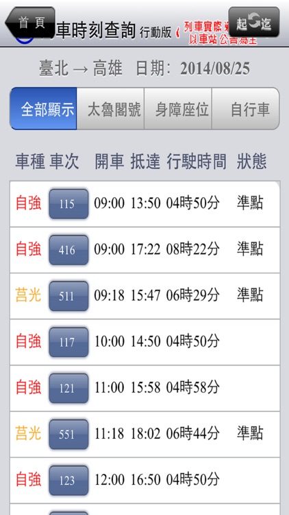Train TimeTable