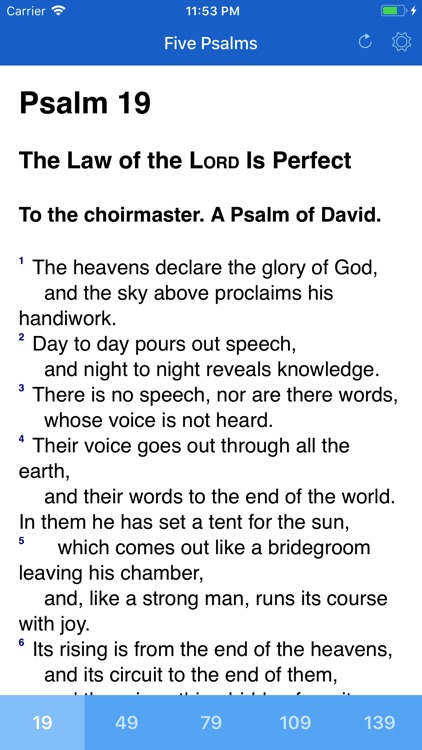 Five Psalms