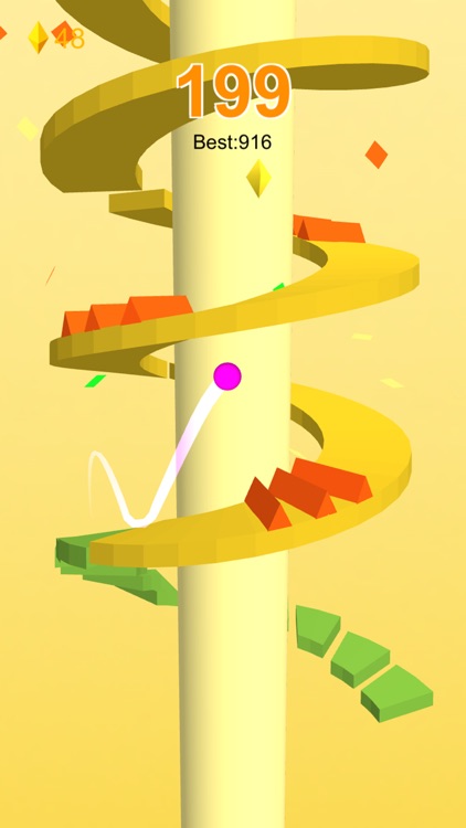 Run Ball - Jump On Helix Road screenshot-3