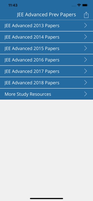 JEE Advanced Previous Papers