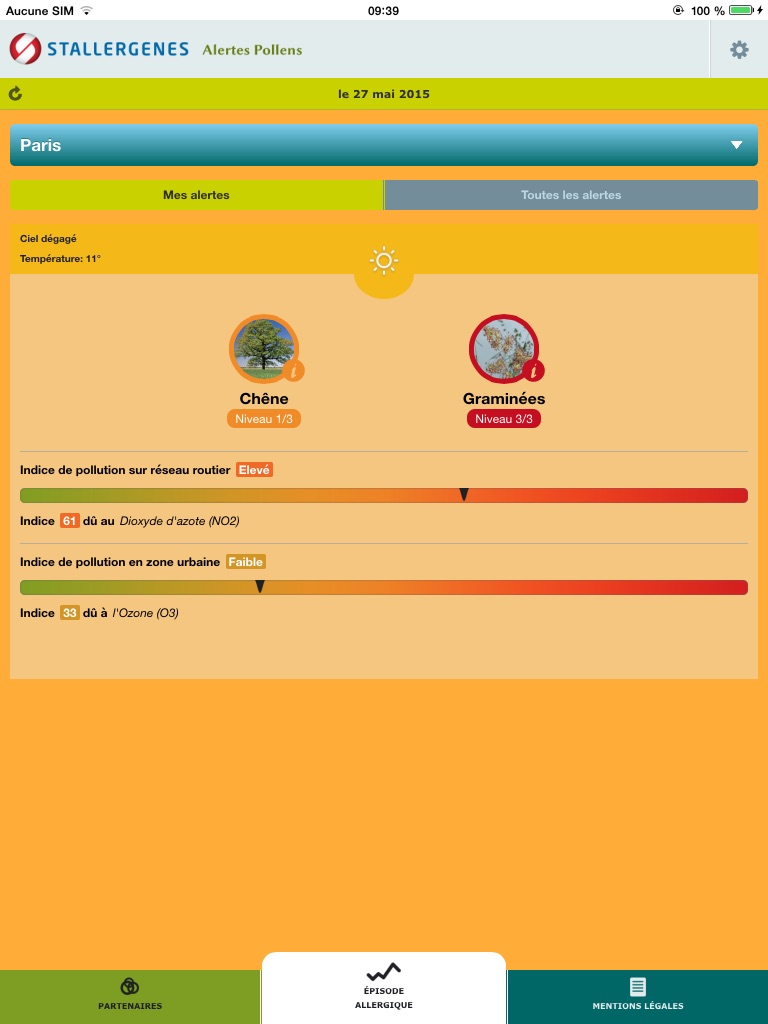 Alertes Pollens screenshot 2