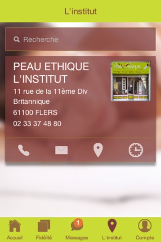 PEAU ETHIQUE L'INSTITUT screenshot 2