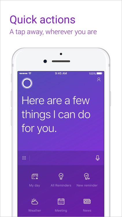 Cortana - Personal digital assistant screenshot-3
