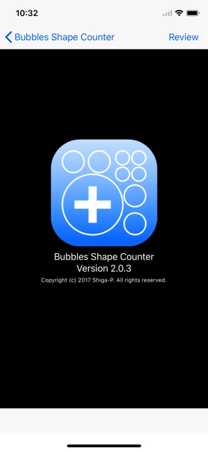 Bubbles Shape Counter