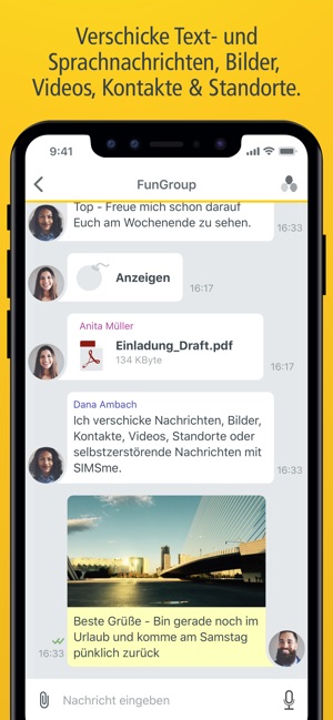 Simsme Private Im App Store