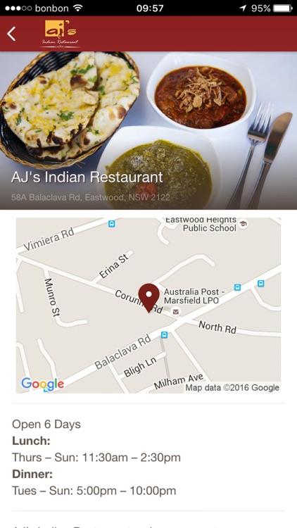 AJ's Indian Restaurant screenshot-3