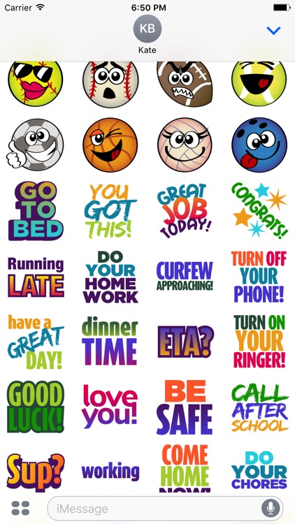 Mom Sporji + Word Stickers