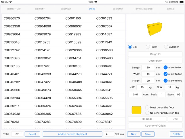 Cargo Optimizer Max for iPad(圖4)-速報App