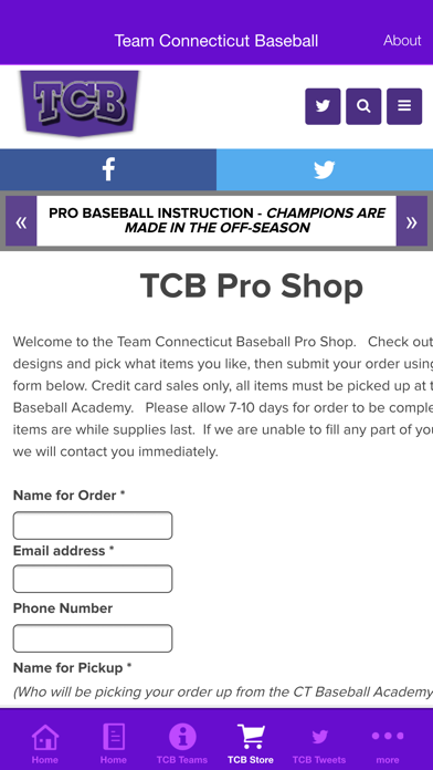 Team Connecticut Baseball screenshot 3