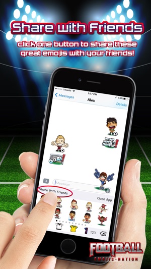 足球表情符號國家 - Football Emojis(圖5)-速報App